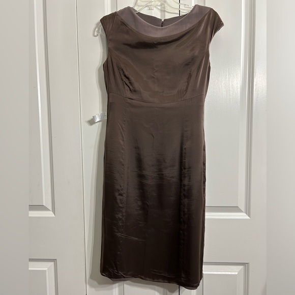 Agnona Cap Sleeve Fitted Cashmere Midi Dress Size 42 - Picture 9 of 11